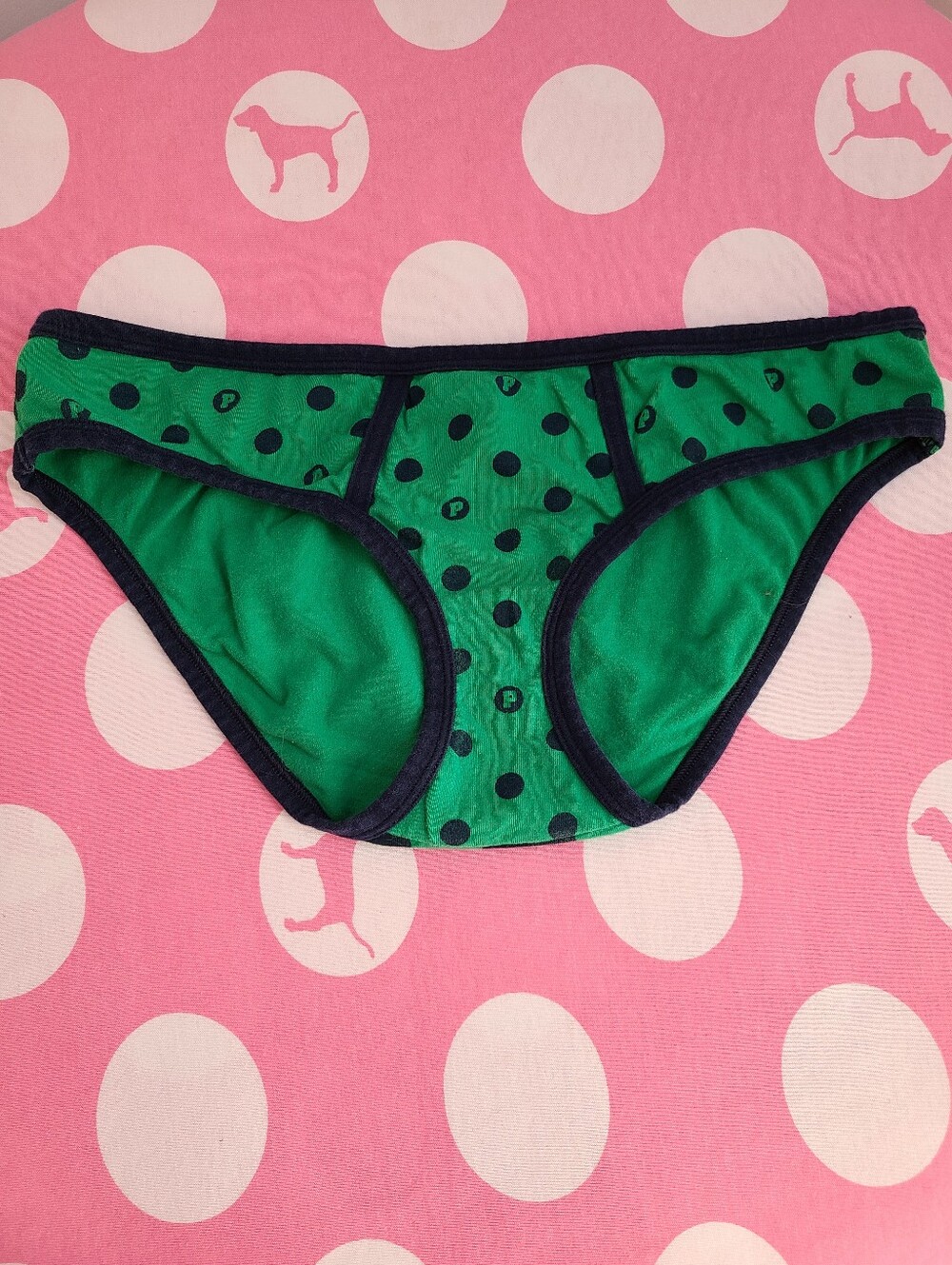 Rare VTG VS PINK Extra Low Rise Graphic Cotton Boy Bikini Panty Size M